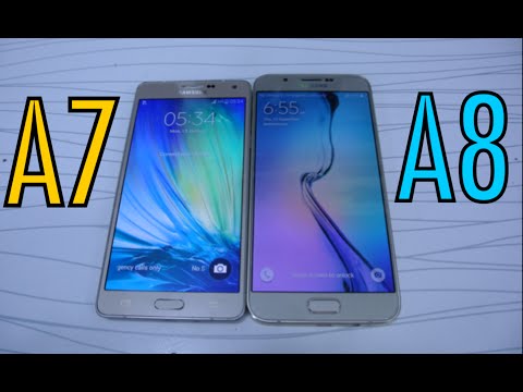 Samsung Galaxy A8 vs Samsung Galaxy A7 - HD