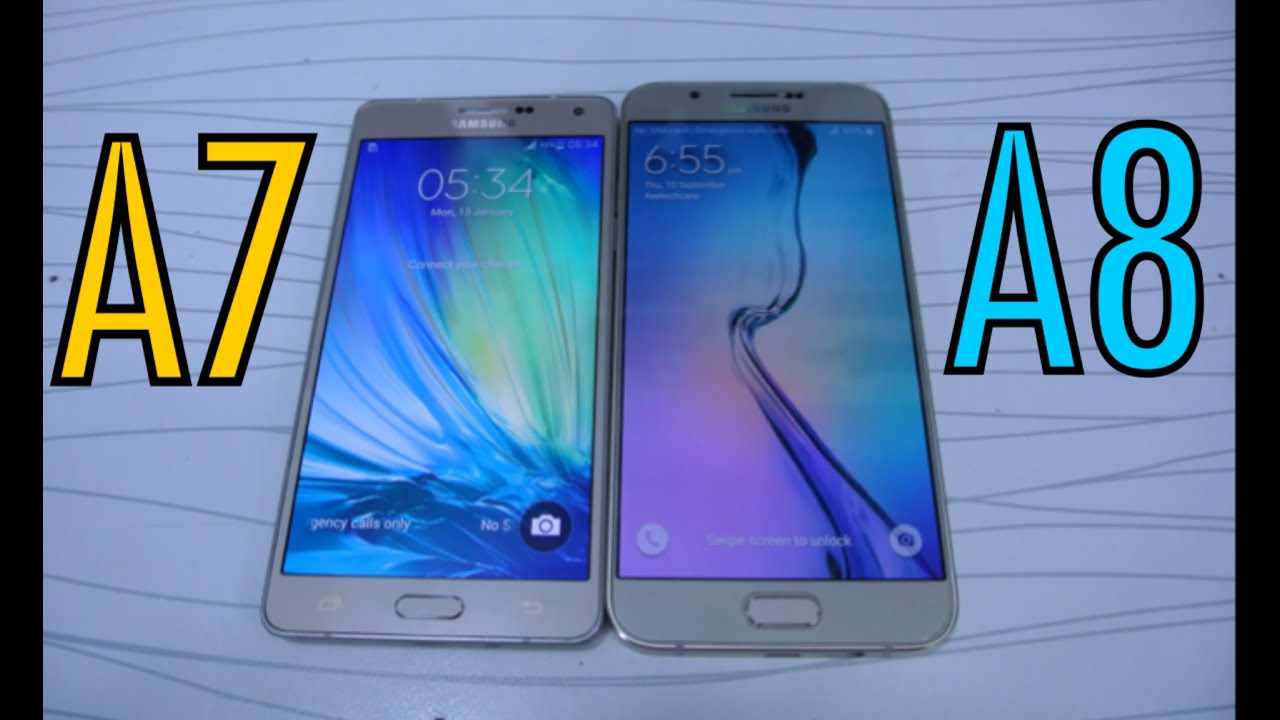 Samsung Galaxy A8 vs Samsung Galaxy A7 - HD