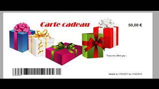 InnoShop - Cartes Cadeaux