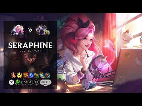 Seraphine Support vs Yuumi - KR Grandmaster Patch 12.15