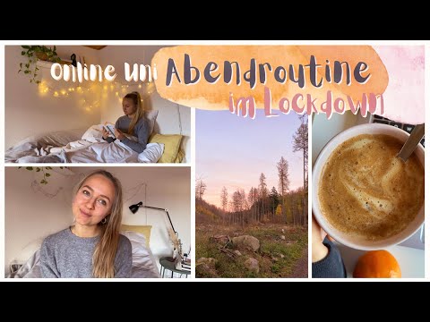 ONLINE UNI EVENING ROUTINE during Lockdown - Afternoon & Evening on Cold Days, Productive & Relaxed
