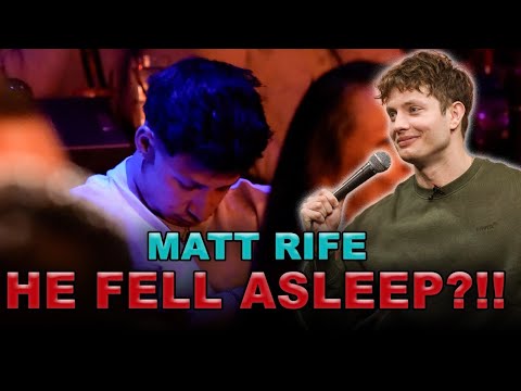 不要在馬特-裡夫的演出中打瞌睡 | crowdwork (DON’T FALL ASLEEP AT A MATT RIFE SHOW | crowdwork)