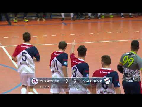 Videoton 1990 - Domus Bresso 3-3 | highlights | Calcio a 5 serie B stagione 2017-18