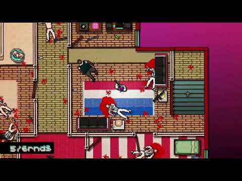 Hotline miami Decadence IL speedrun 00:00:46 second (A+ rank)