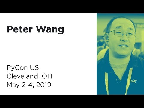 Peter Wang at PyCon 2019