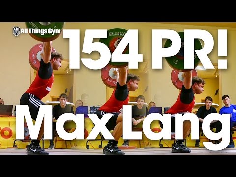 Max Lang 154kg Snatch PR!