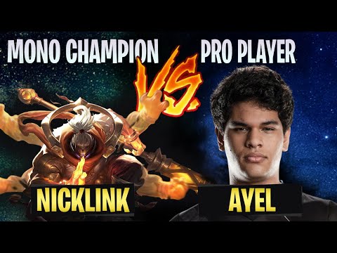 MONOCHAMPION VS PRO-PLAYER - NICKLINK TOP 1 JAX VS AYEL