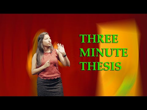 Three Minute Thesis (3MT) 2019 - Sakshi Shiradhonkar