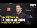 UFC on ESPN 14: Fabricio Werdum Denies Alexander Gustafsson's Broken Nose Claims - MMA Fighting