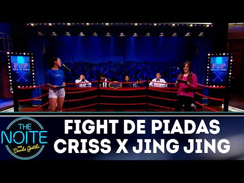 Fight de piadas Criss Paiva x Jing Jing - Ep.30 | The Noite (25/10/18)