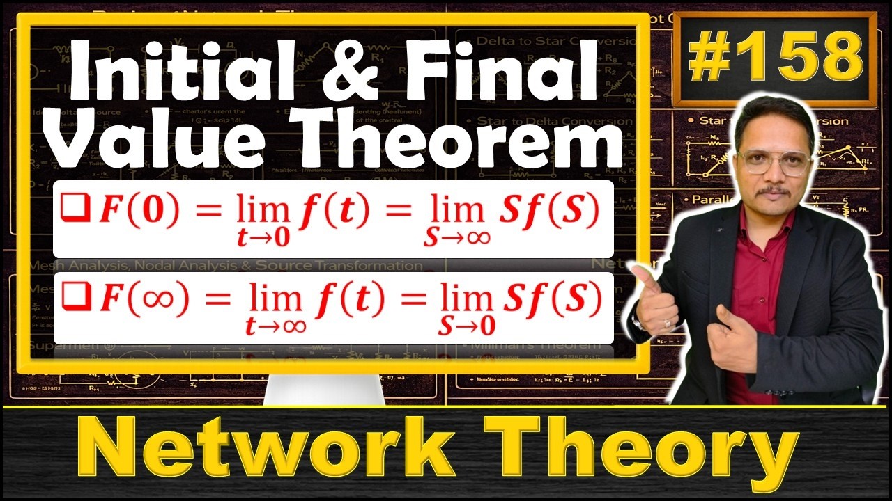 Initial Value Theorem and Final Value Theorem with Examples
