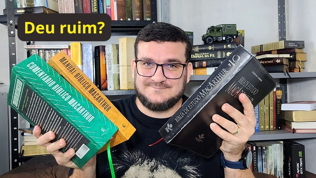 Comprei o Manual e o Comentário bíblico MacArthur ao invés da Bíblia de estudo, fiz bem?