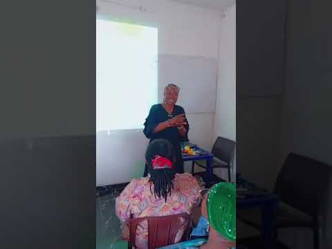The facilitator explaining Unit 6, where EYPs are expected to prepare a unit plan. One important element is integration—using activities such as role-play, small-group work and outdoor exploration to help children build confidence and develop practical, real-life skills.