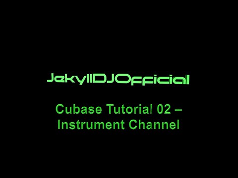 Cubase Beginners Tutorial 02 - Insert Instrument