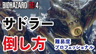 【バイオRE４】ラスボス：サドラーの倒し方【プロフェッショナル攻略：チャプター１６】