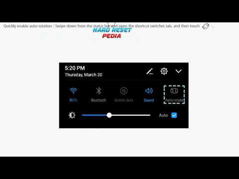 ☑️ HUAWEI Y7 2017 Configuring Screen Rotation