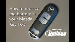 How to Replace the Battery in Your Mazda Key Fob