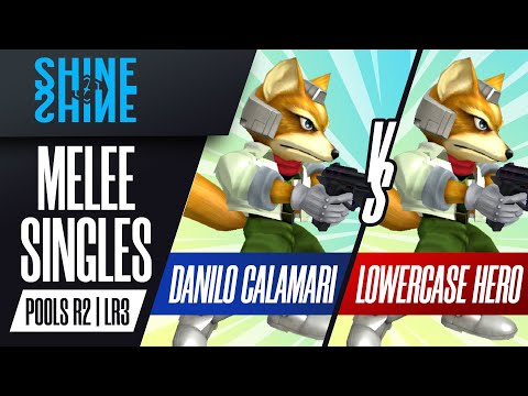 danilo calamari vs Lowercase hero - Melee Singles Pools LR3 - Shine 2022 | Fox vs Fox
