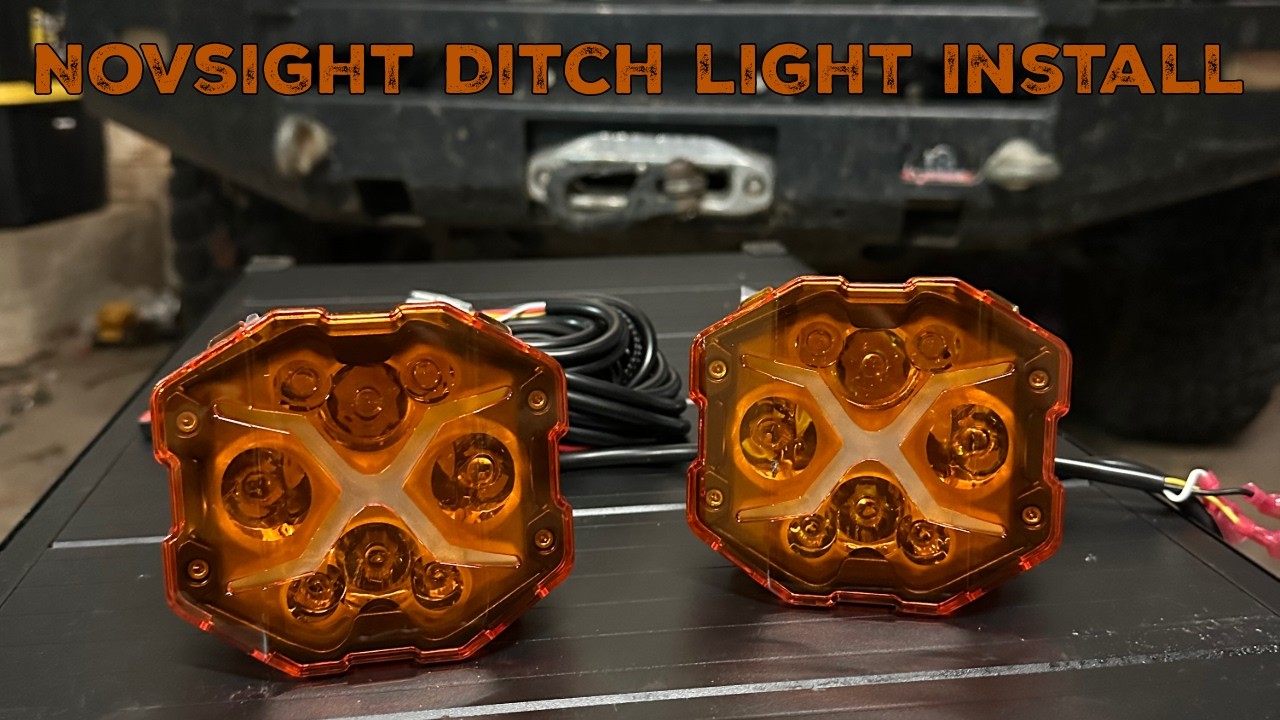 X-Series 4-inch LED Pod Light DRL Driving Beam with Wireless Switch Pa