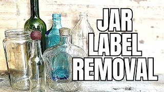 Quick And Easy Way To Remove Labels From Glass Jars And Bottles