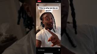 Bricc baby talkin about checking in