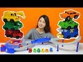 Hello Carbot Strike Track Car Set Play