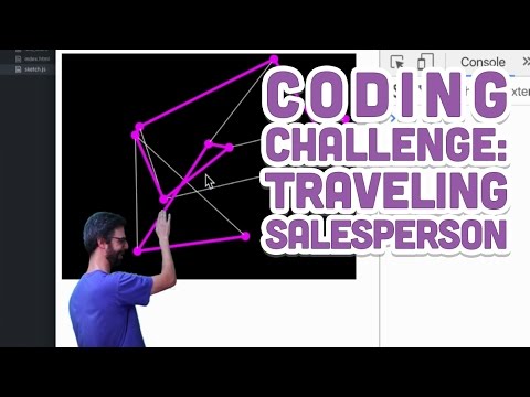 Coding Challenge #35.1: Traveling Salesperson