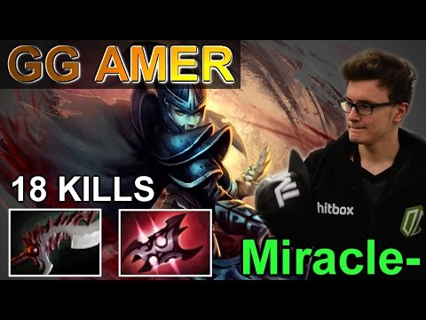 Miracle- Phantom Assassin - Dota 2: GG Amer! [18 Kills]