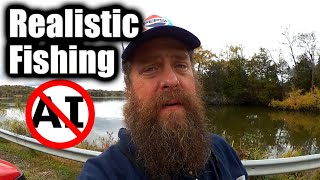 Catching a LOT of FISH While Bank Fishing (Real Fishing Video Not AI)