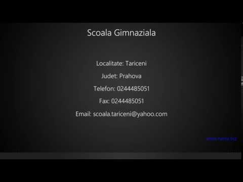 Scoala Gimnaziala Tariceni