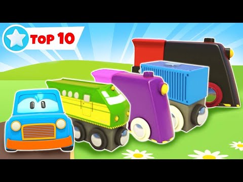 Die schlauen Autos Cartoons. TOP-10 Kompilation. Clever Cars auf Deutsch