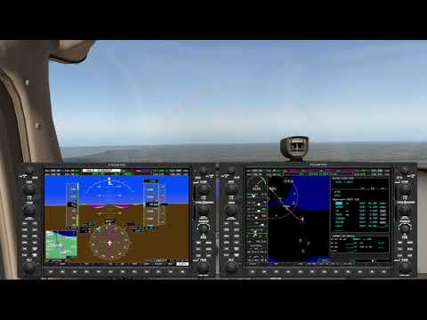 Shooting A G1000 Approach with a Course Reversal