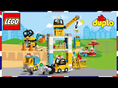 Конструктор LEGO Duplo Town «Башенный кран на стройке» 10933 / 123 детали