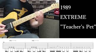 (TAB) EXTREME #3 &quot;Teacher&#39;s Pet&quot; Nuno Bettencourt - Guitar Riff