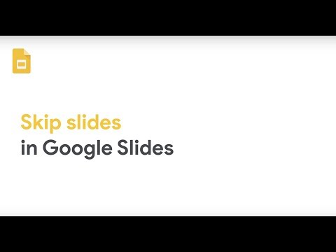 Skip slides in Google Slides