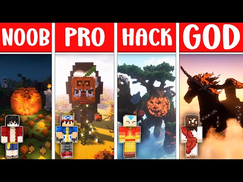 Insane Halloween House Challenge - Noob vs Pro vs Hacker vs God✨