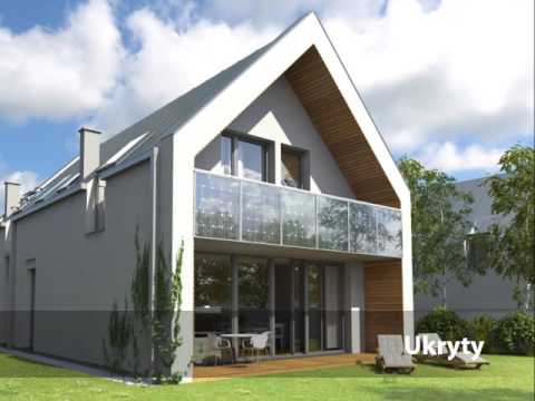 Nowoczesny projekt domu UKRYTY - Domy Czystej Energii