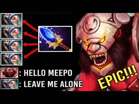 NEW STYLE Scepter Axe Counter Meepo Ez! Crazy AOE Burn 2000 DMG by Boxi 7.22f WTF Dota 2