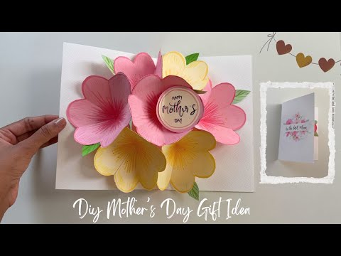 DIY Pop-Up Flower Card | Beautiful Mother’s Day Gift Idea | DIY Mother’s Day Craft