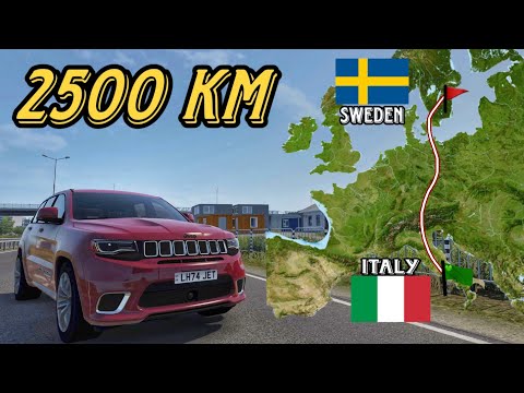 ETS2 Longest Road Trip (Rome to Stockholm) Italy to Sweden | Euro Truck Simulator 2