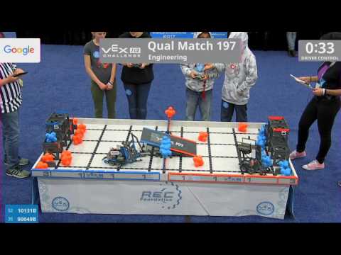 2017 VEXIQ Midd Eng Q197 (10131B 90049B) Score 38