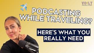 How I Podcast While Traveling (My Exact Setup) | The No-Studio Podcast Setup
