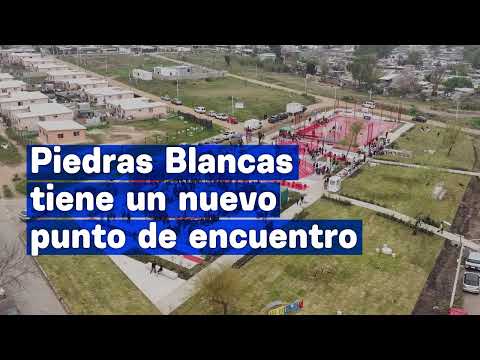 Piedras Blancas tiene nueva plaza