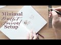 Minimal Bullet Journal Setup | New Bujo Setup | Plan With Me | 2024 Planner Setup