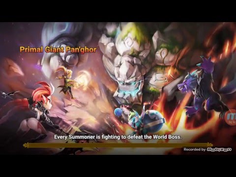 *Summoners War* World Boss first try