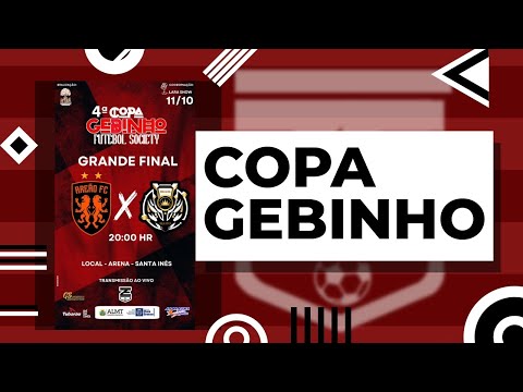 GRANDE FINAL | AREÃO FC X TROPA DA KING | COPA GEBINHO FUTEBOL SOCIETY