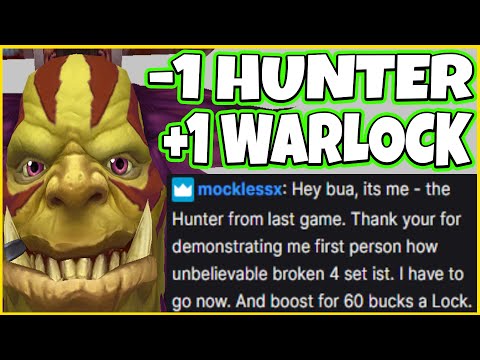 Destruction Warlock Made Hunter Quit Class & Boost Warlock To Level 60 - BuaLock PvP Season 3 Twitch