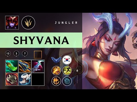 Shyvana Jungle vs Lee Sin - KR Diamond Patch 26.03
