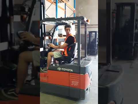 LF 2 NO , pallets and racking with forklifts (unofficial video)