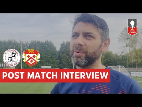 "We could of been 6, 7, 8-0 up!" | Kettering Post Match Interview | Ricky Marheineke | FA Trophy